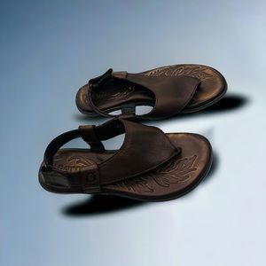 Bornshoes Womens Brown 6M Sandals